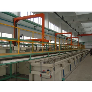 zinc línea de producción automática de chapado