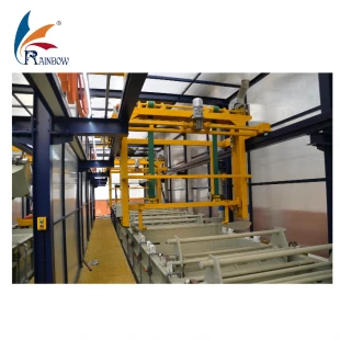 Barrel and rack automatic anodizing machine for aluminum parts