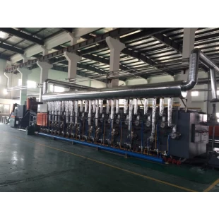 Chinese Zhejiang province mesh belt furnace fasteners heat treatment line for car parts