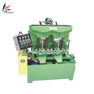 Flexible and automatic  nut  tapping  machine for bolts and nuts  Dual servo nut tapping  machine 4 spindle