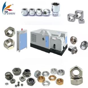 High precision large diameter range nut making machine for machinery to make bolt and nuts