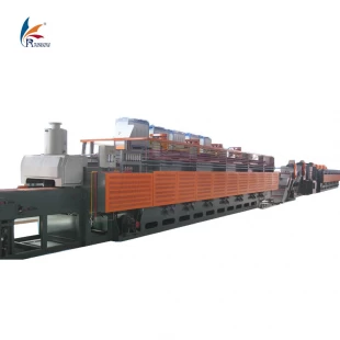 Industrial Metal Melting Forge Induction Heating Continuous Mesh Belt Furnace Line for Screw