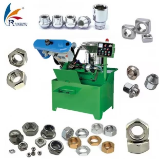 Multi working stations fasteners drilling press machines 4 spindles nut tapping Machine