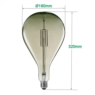4W 180mm led filament bulbs oversize