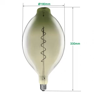 BT180 Ampoules LED à filament spirale 4W