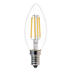 Bombillas LED de filamento de vela C32 4W