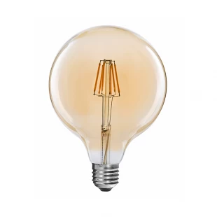 Dimmable LED Filament light Bulbs globe G125