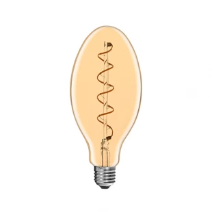 Ellipse E90 LED filament light bulbs antique