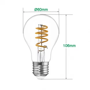 Europas patenterade GLS A60 LED glödlampor För hem