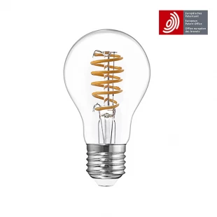 Lampadina a filamento flessibile LED GLS A67 8W con brevetto europeo