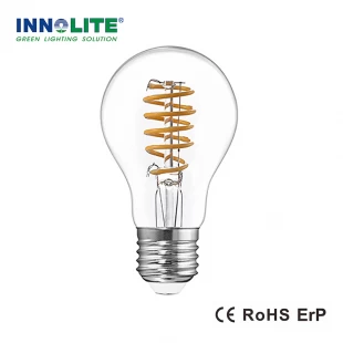 Lampadina a filamento flessibile LED GLS A67 8W con brevetto europeo