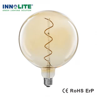 G180 Vintage spiral filamentli 4W LED ampuller enerji tasarrufu