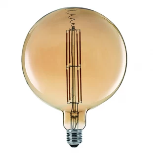 G300 Amber dimmbale jätte LED Globe glödlampor 8W