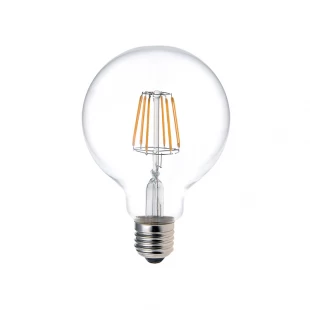 G80 Globe LED Light Bulb with Long Filament 8W