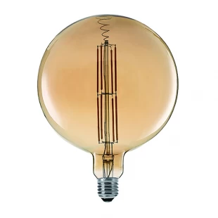 Globe 260mm filament LED bulbs dimmable, Giant LED Filament bulbs 12W, OEM Edison LED bulbs supplier China