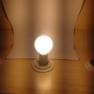 Lampadina a filamento LED Pallina da golf G45 2W