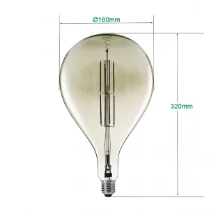 Lampadine a filamento gigante P180 LED 12W