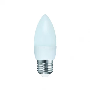 Plastic clad aluminum C37 dimmable LED Chandelier light 5W