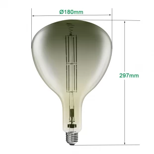 Lampadine a filamento gigante LED vintage R180 da 8W