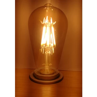 Lâmpadas de filamento ST58 4W LED Edison