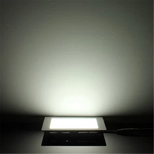 Slim Square Inbyggd LED Panel Downlight 12W