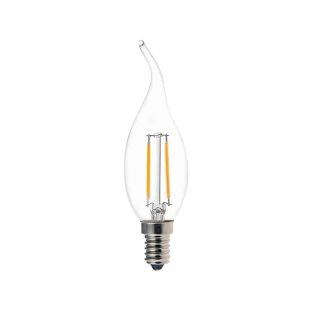 Tail candle CA32 2W LED filament lamps