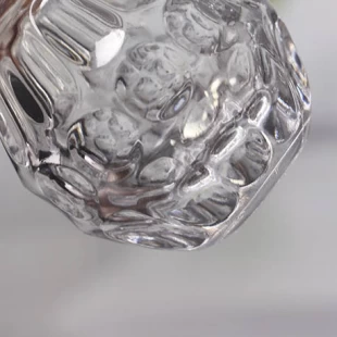 60 ml oval embossed glass perfume bottle on sale