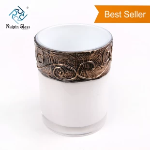 CD006 Newest FDA Certificate Soda-lime Glass Decorating Candle Holder Wholesale In China