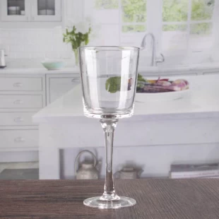 Clear candlesticks glass goblet candle holders wholesale
