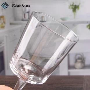 Clear candlesticks glass goblet candle holders wholesale