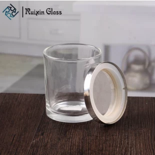 Clear small candle jars candle holders glass wholesale