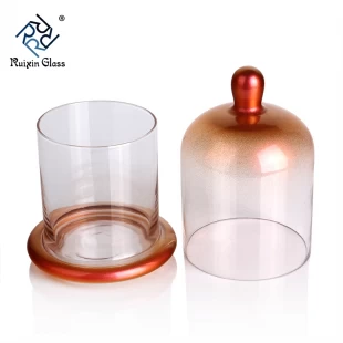 Cylinder clear hurricane glass candle holder wholesale