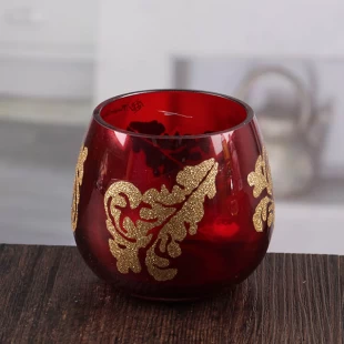 Factory direct wholesale red bulk beautiful candle holders