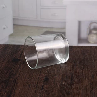 Castiçal de vidro porta-copos redondos transparentes a granel pequenos fabricantes de vitrais de vidro para tealight fabricante