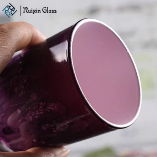 Portabicchieri di vetro bulk portachiavi di fantasia portacandele bicchiere di vetro produttori
