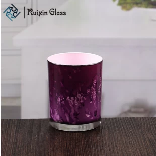 Glas tealight houders grootkleurige kaarsenhouders korte glazen kandelaar fabrikant