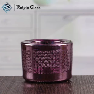 Good quality cheap purple thick candle holders in bulk
