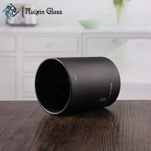 Halloween gifts black glass votive candle holder wholesale