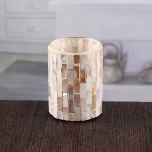High quality mosaic glass candle holder wholesale