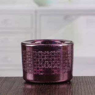 Purple candle holders Hanging glass candle holder wholesale