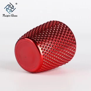 Red metal candle holders tealight candle holders wholesale