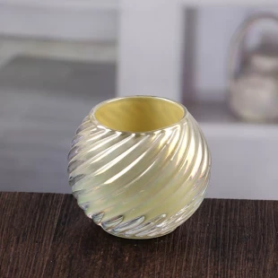 Soportes de velas de cristal pequeños titular de velas decorativas tealight fabricante