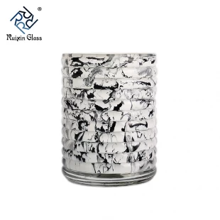 Sujetador de vela de cerámica blanca exquisita decorar titular vela al por mayor