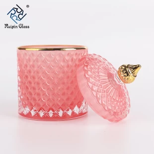 Großhandel elegante Kerzenhalter Keramik Kerzenhalter mit Deckel