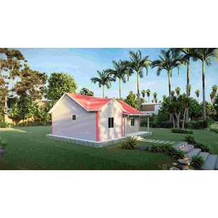 2B06-A China 2 room easily constructed and durable sandwich panel house for living