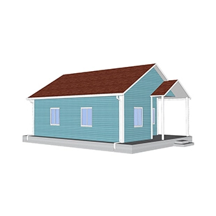 Heya-2B02-B الصين ساندويتش لوحة منزل 2 غرفة الشحن تصميم الجاهزة