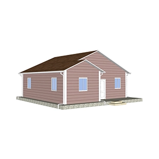 2B04-B China Casa de painel sanduíche de 2 quartos de alta qualidade para venda