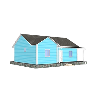 Heya-2B06-B Modern China 2 room sandwich panel house design for children