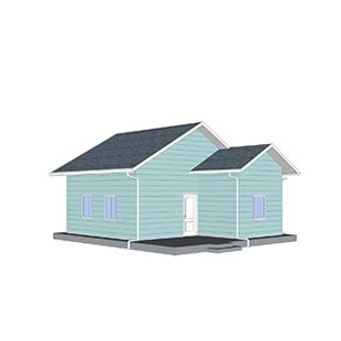 Casa pré-fabricada de aço pré-fabricada de aço de 2 quartos 2T01 China à venda