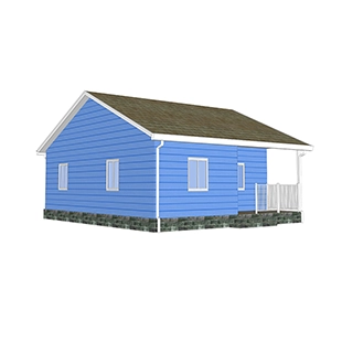 Heya-2Q07 Prefab Living House Para sa Mga Tao Ay May Magandang Mga Bahay na Bumili ng FOB Presyo